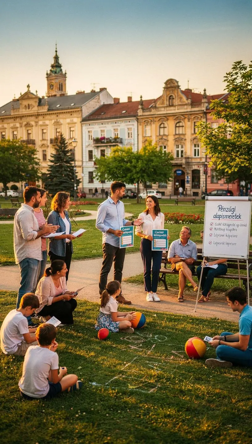 Családi költségvetés tervezése grafikus ábrával, amely bemutatja a kiadások és bevételek arányát.