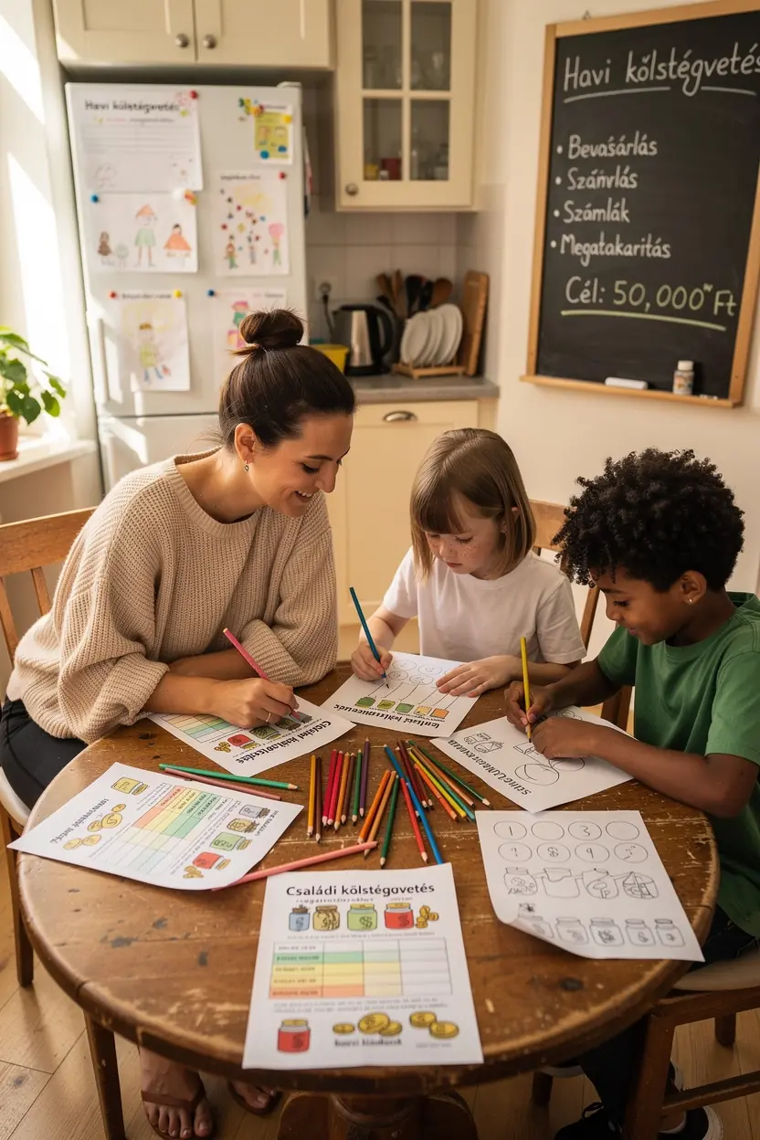 Családi költségvetési tippek, amelyek egyszerűsítik a pénzügyi tervezést és a megtakarítást.